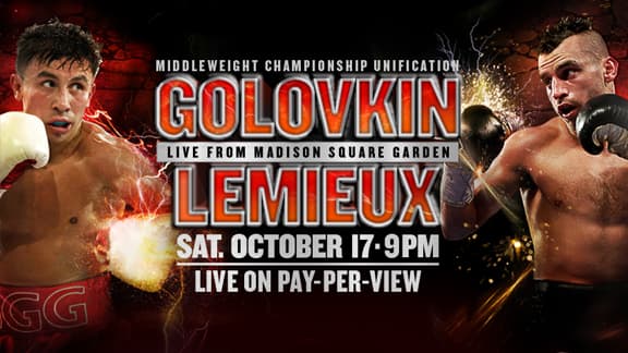 Gana un guante firmado por Golovkin y Lemieux