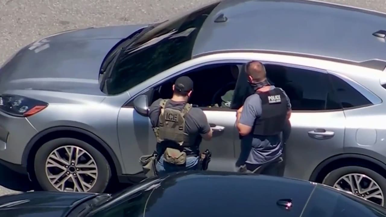 Fuga y disparos en Nueva Jersey: Sospechoso embiste a agente de ICE