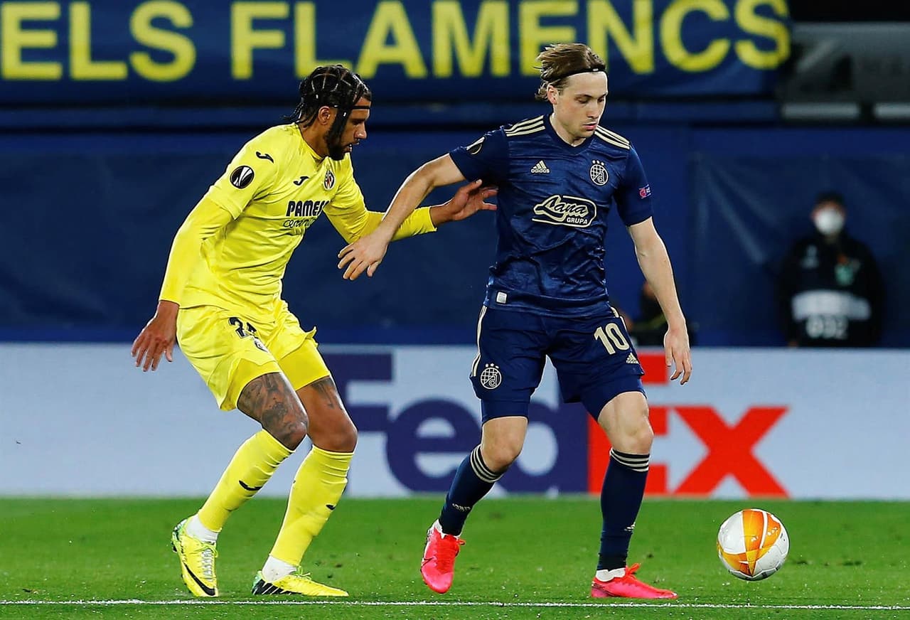 Villarreal se impone al Dinamo Zagreb 2-1 durante el partido de vuelta y pasa a la Semifinal de la UEFA Europa League. Paco Alcácer y Gerard Moreno Balagueró le dieron la victoria a la escuadra española, el único tanto para la visita fue por parte de Mislav Orsic.