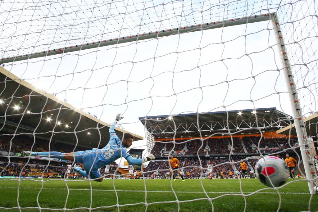 Southampton. La número nueve y llegó de penal para el empate en casa.