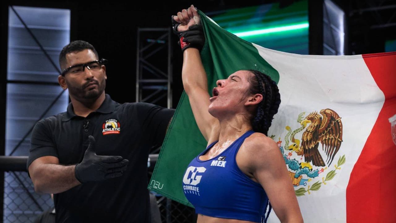 Lucero Acosta aulló por la victoria en Combate Global