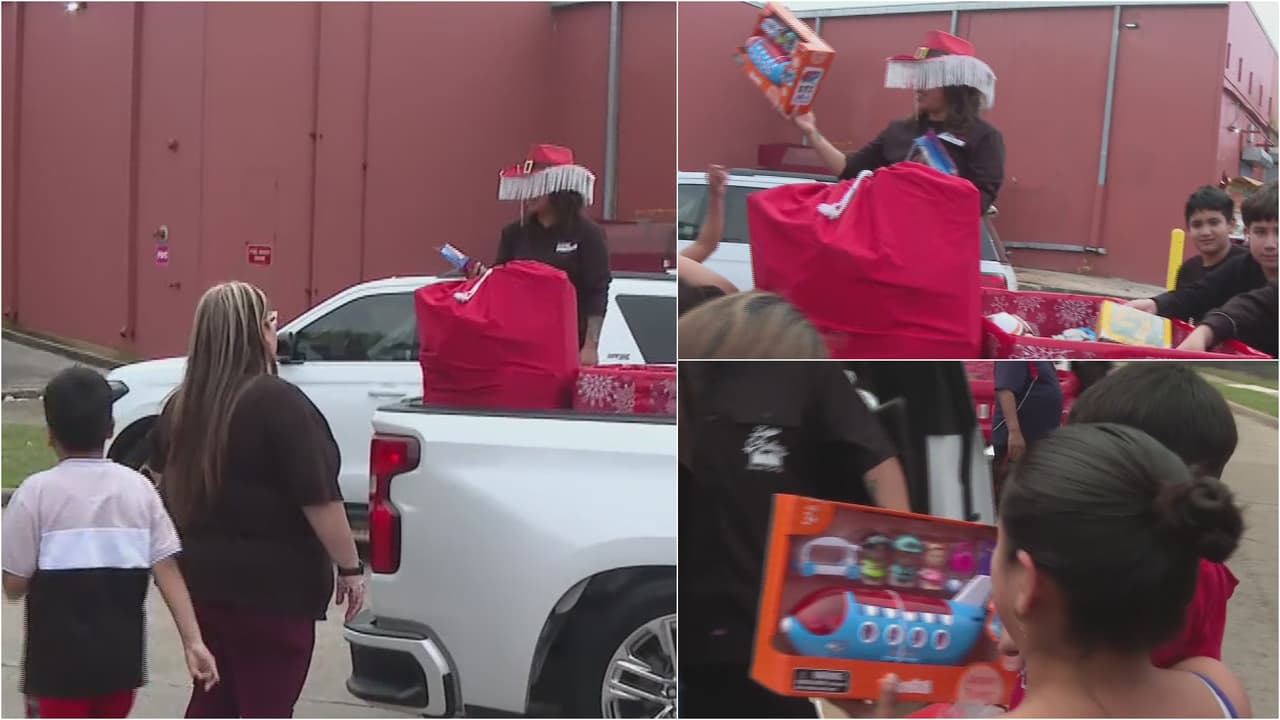 "Juguetes para el barrio": organización entrega regalos a niños de bajos recursos en Houston