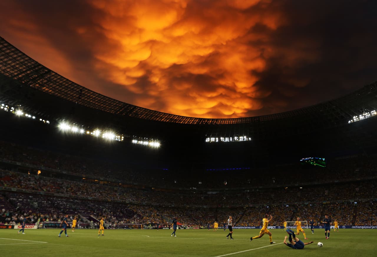 DONETSK, UKRAINE - JUNE 15: A general view during the UEFA EURO 2012 group D match between Ukraine and France at Donbass Arena on June 15, 2012 in Donetsk, Ukraine. (Photo by Ian Walton/Getty Images)
