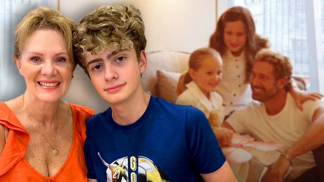 Erika Buenfil y su hijo Nicolás le siguen los pasos (literalmente) a Gabriel Soto y sus niñas