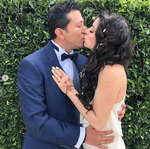 "Hoy me siento muy orgullosa y feliz (después de tanto esperar a que llegaras) siendo tu esposa", finalizó.