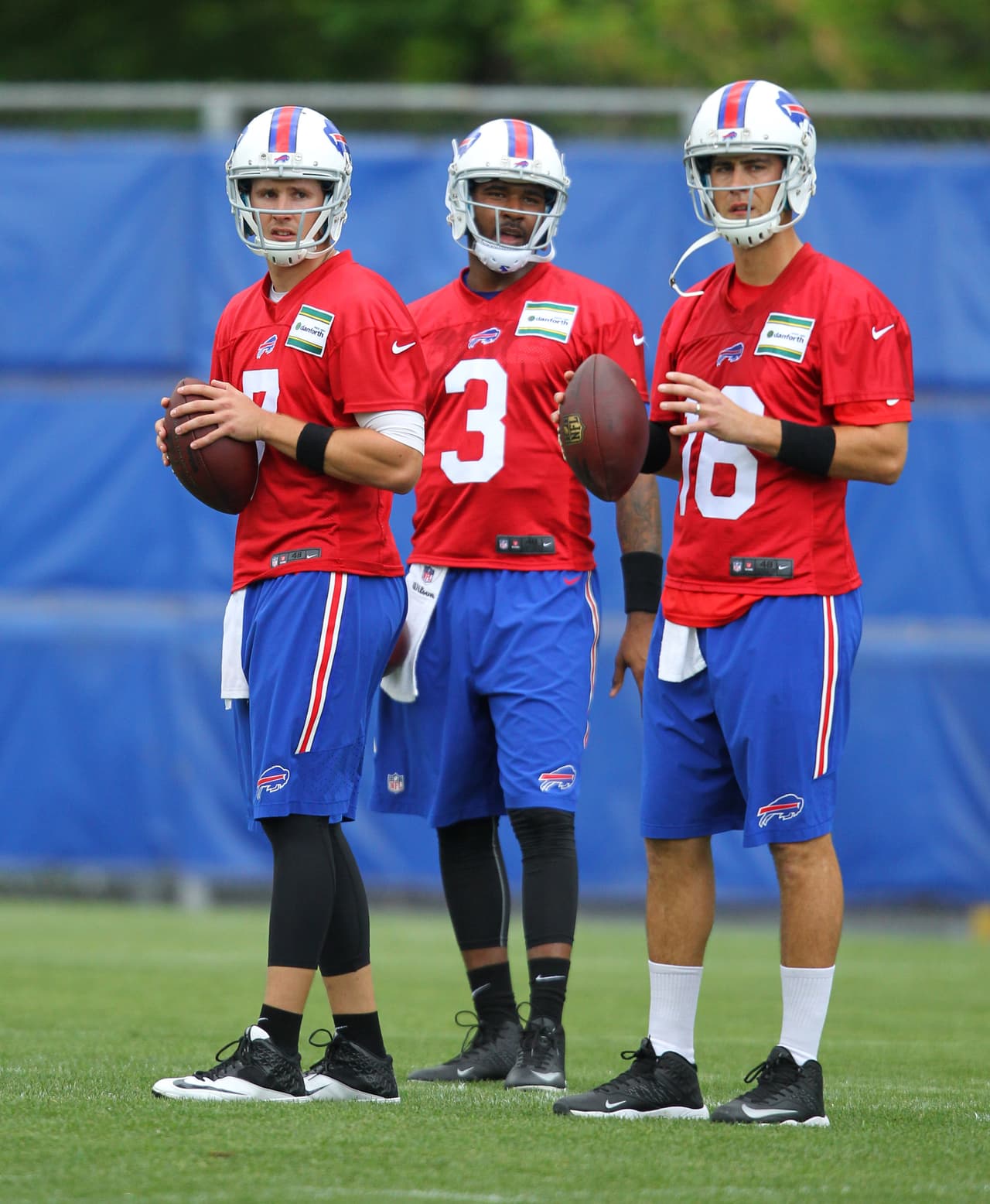 Los Bills dividen repeticiones equitativamente para sus cuatro quarterbacks