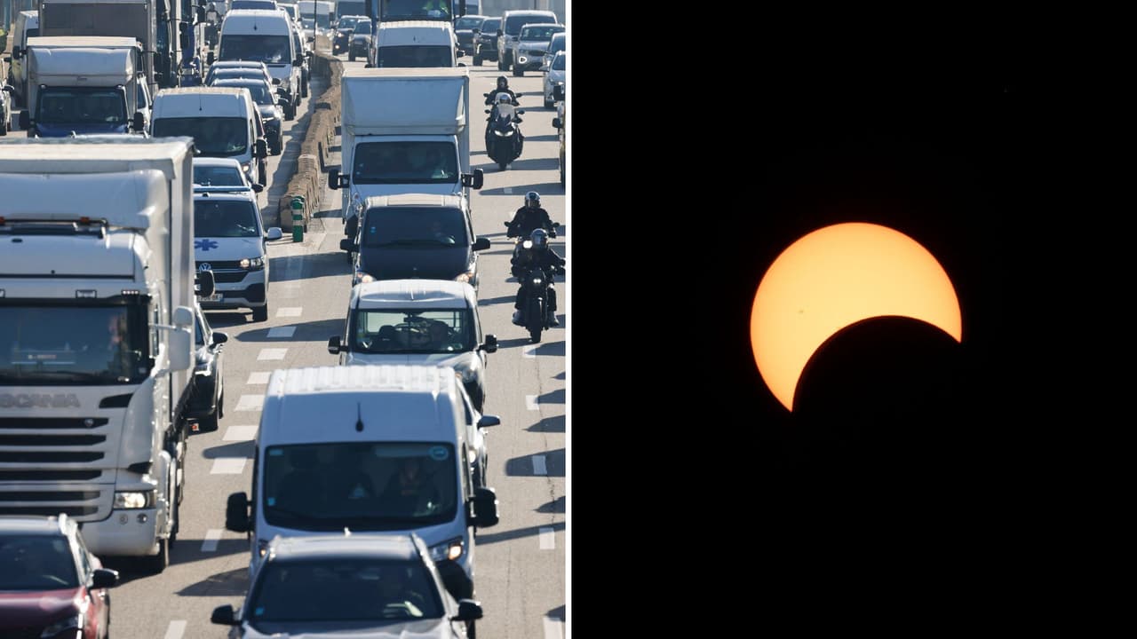 ¿Qué hacer si vas manejando y te toca el eclipse de Sol para no ponerte en peligro?