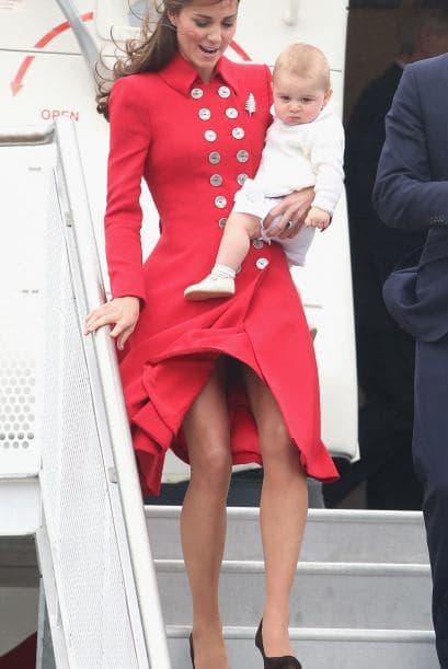 Con su atuendo que recordaba a Jackie O, Kate cautivó a todo el mundo.