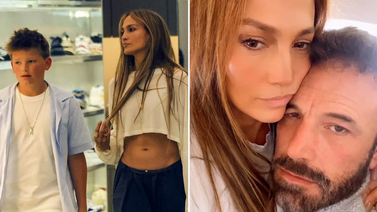 JLo reaparece con su exhijastro de 13 años a un año del divorcio de Ben Affleck: esto hicieron