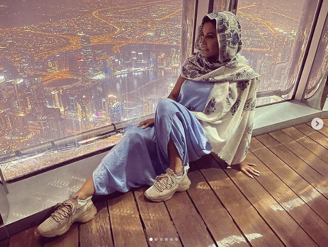 La actriz también tuvo la oportunidad de conocer este rascacielos, considerado como el más alto del mundo, por dentro. Desde el piso 145, Núñez disfrutó de las increíbles panorámicas que ofrece esta ciudad de los Emiratos Árabes.