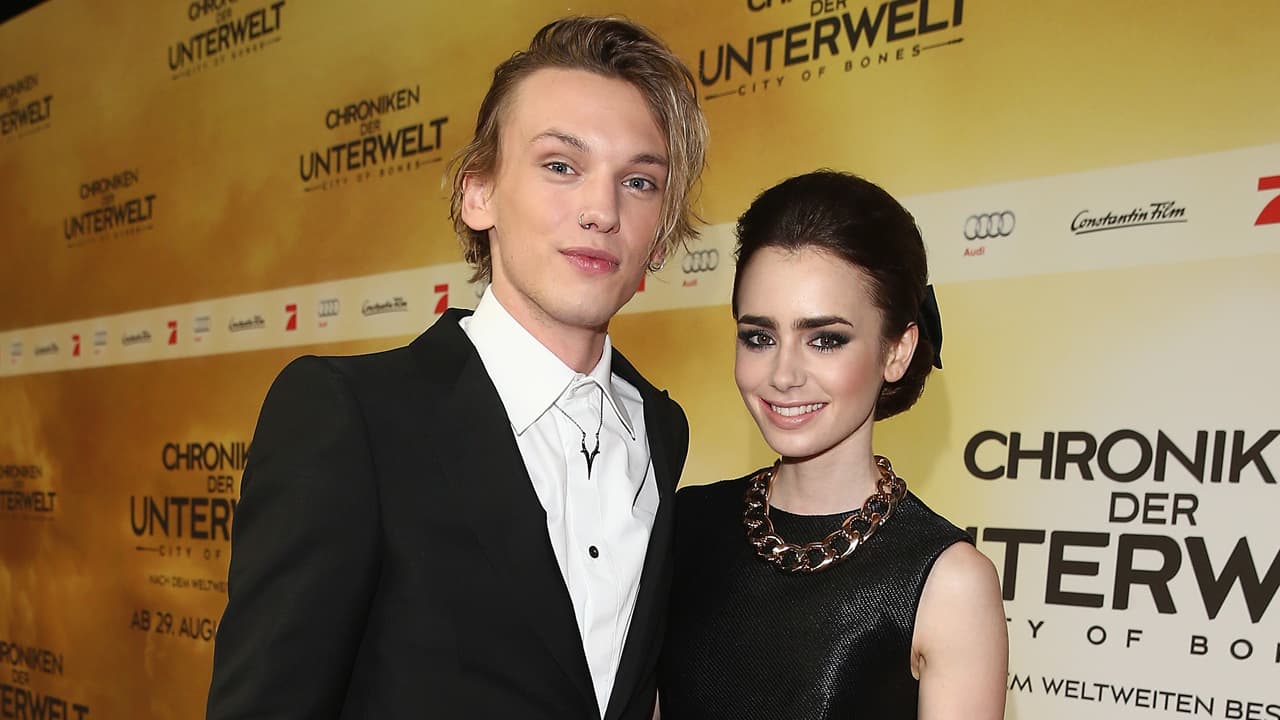 Lily Collins and Jamie Campbell