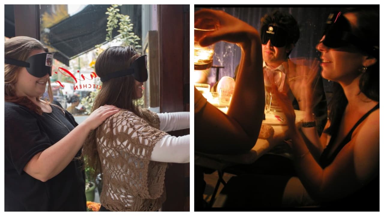 $150 por menú para comer a ciegas. El vino viene incluido. ¿Te animas?