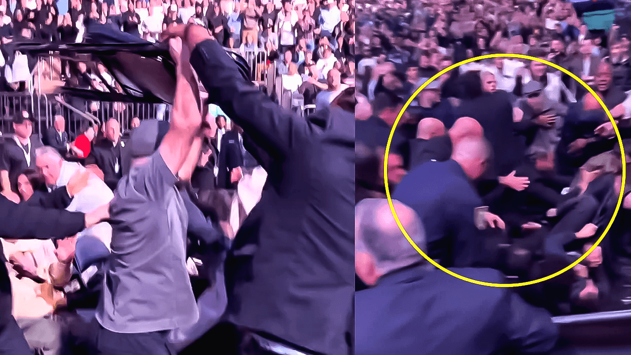 ¡Caos en UFC 322! ¡Pelea campal en el público entre luchadores!