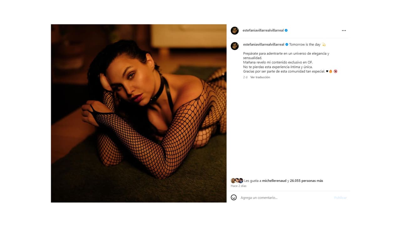 La actriz de Rebelde publicó reveladoras fotos.