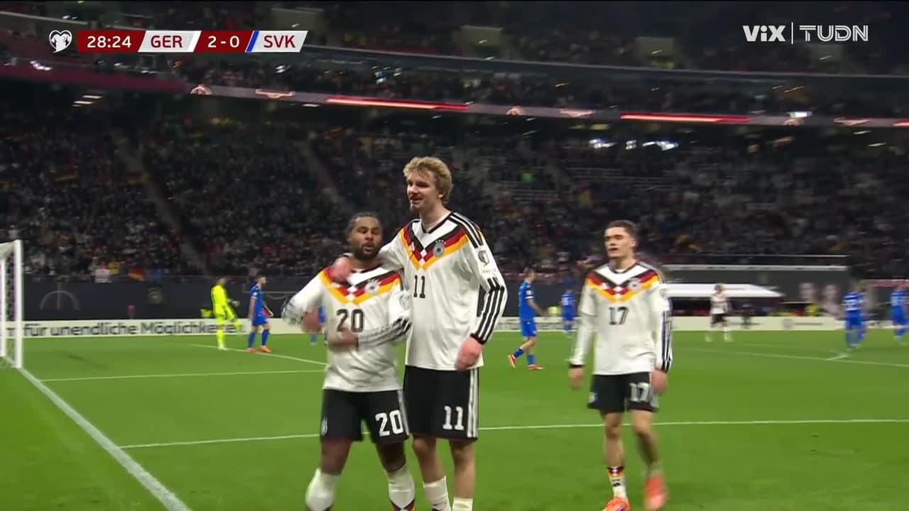 ¡Explota la Red Bull Arena! Gol de Alemania, esta vez Gnabry no falló