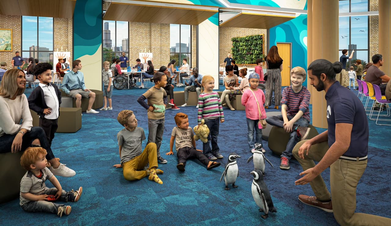 Y se crearán nuevos espacios para el aprendizaje sobre la vida marina.