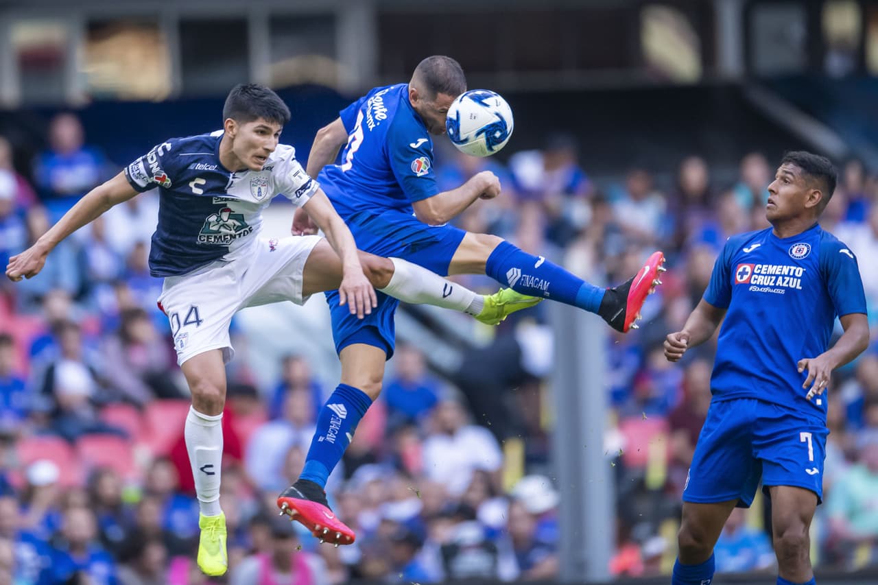 Con goles de Santiago Giménez, Jonathan Rodríguez y Juan Escobar, Cruz Azul consigue la voltereta y se lleva los tres puntos en el estadio Azteca.