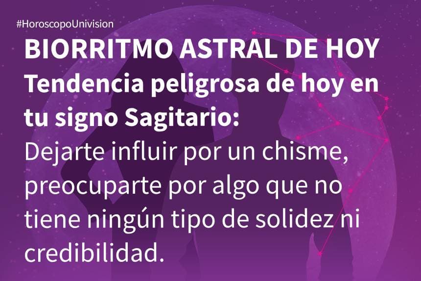 Sagitario 14 de febrero de 2019