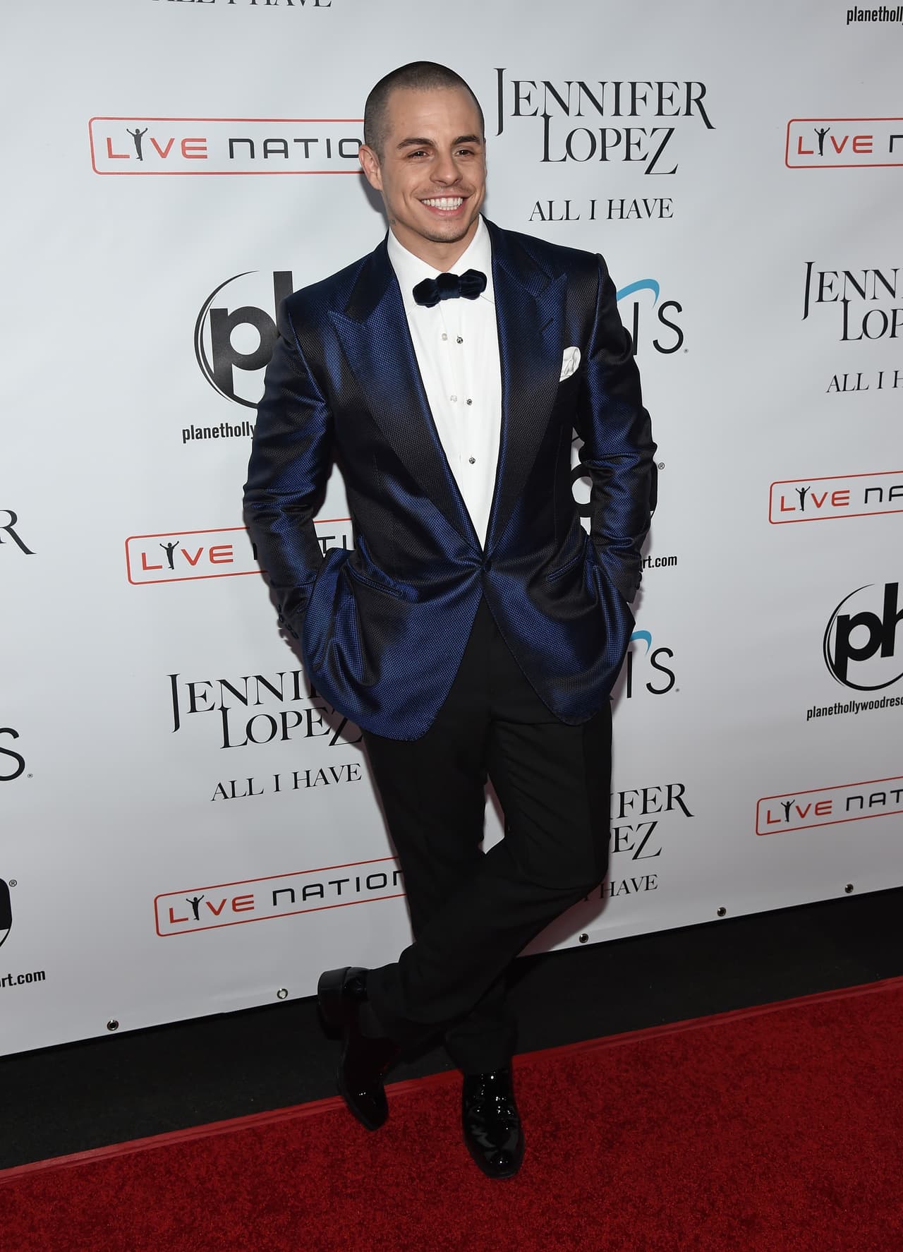 Los reflectores no se apartaron de él y se notaba muy sonriente.