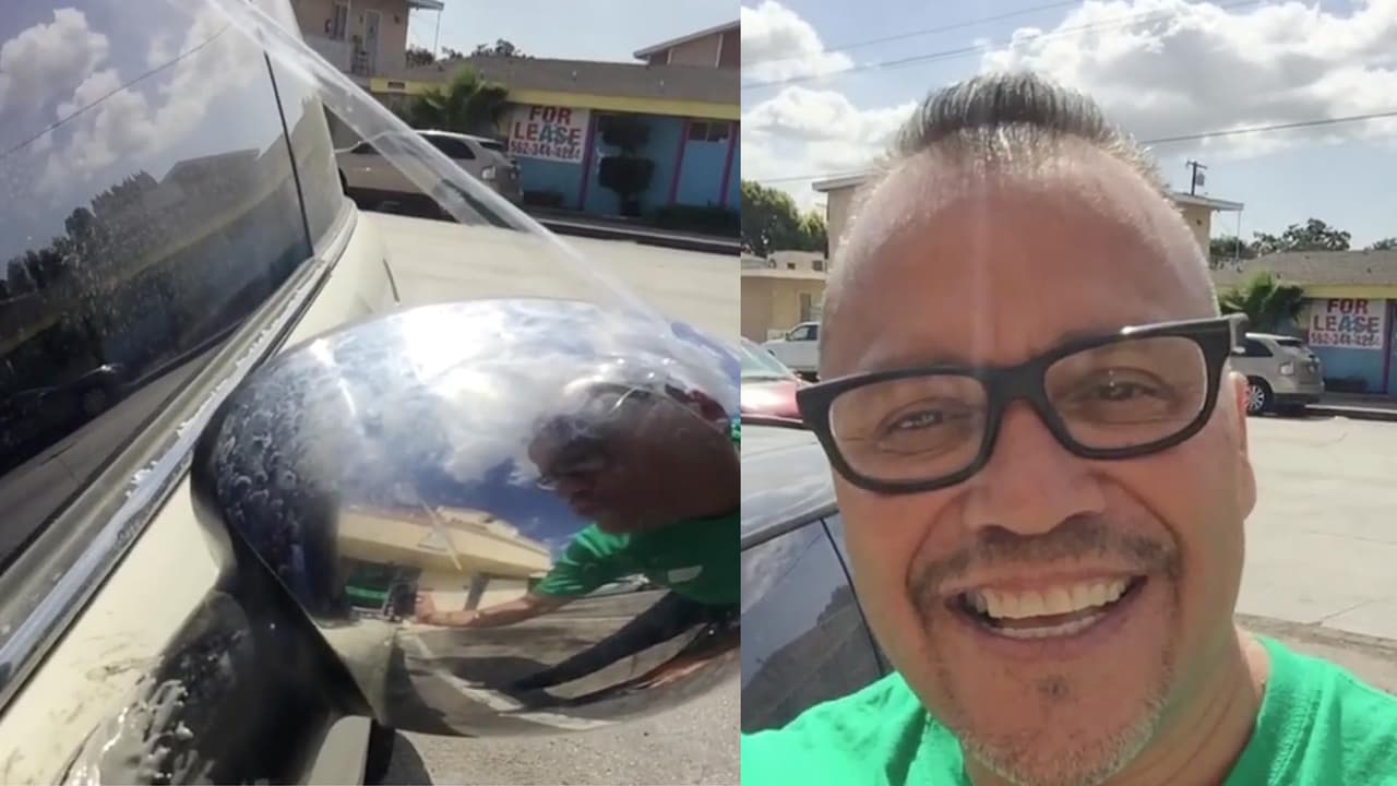 Hermano de Jenni Rivera nos muestra cómo no se debe arreglar un auto con cemento