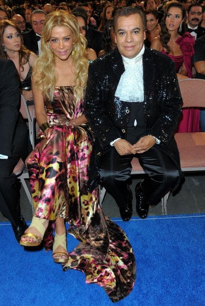 Esa noche Juan Gabriel estuvo acompañado por Cecy Gutiérrez.