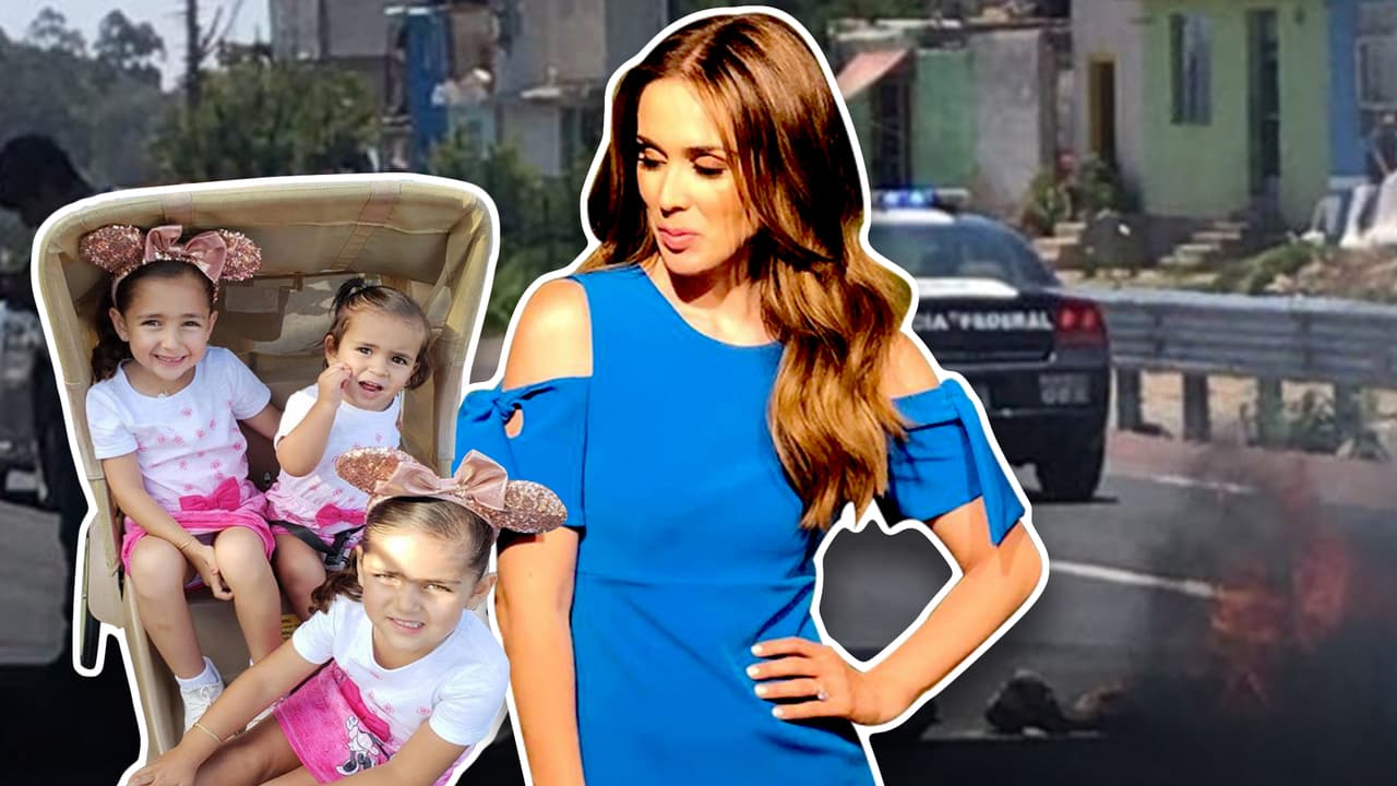 Te contamos el susto que vivió Jacky Bracamontes con sus hijas al quedar atrapadas en un (aparatoso) bloqueo