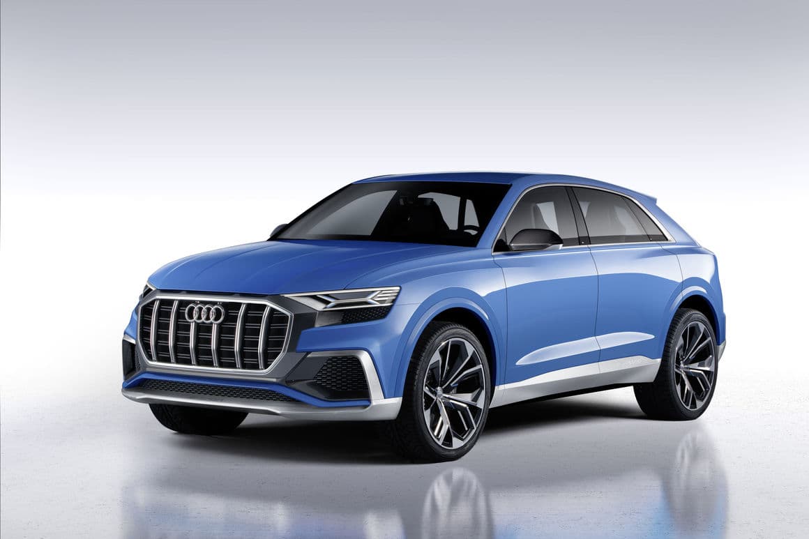 En cuanto a la 
<b>autonomía</b> de la Audi Q8 Concept, se esperan 
<b>621 millas totales</b>, de las cuales 60 saldrían de la propulsión eléctrica.