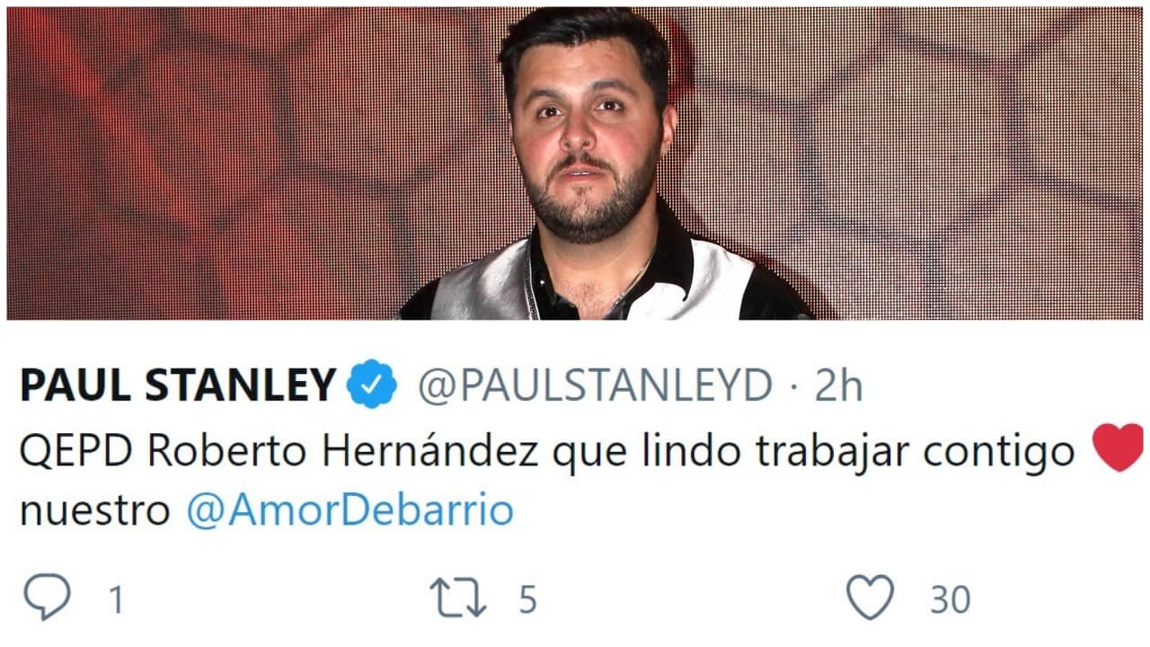 Paul Stanley fue uno de los actores de 'Amor de barrio'.