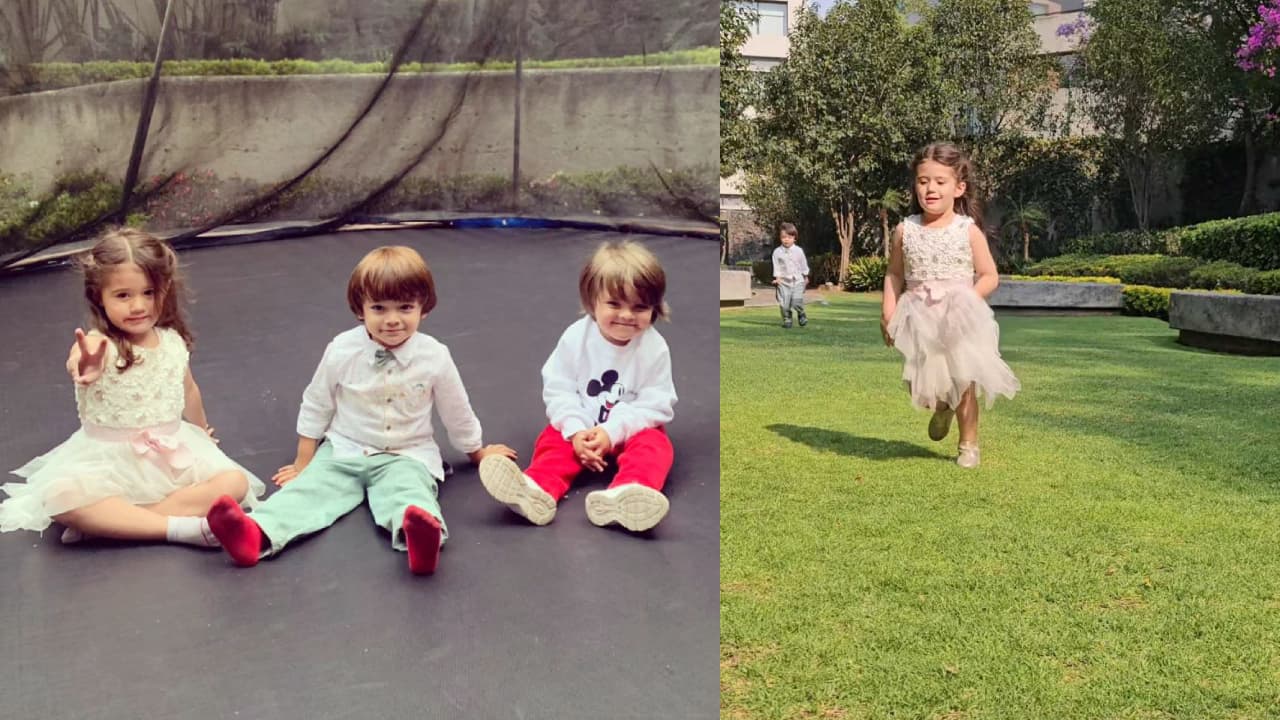 Hija de Dulce María posa así junto a hijos de Sherlyn y Zoraida Gómez