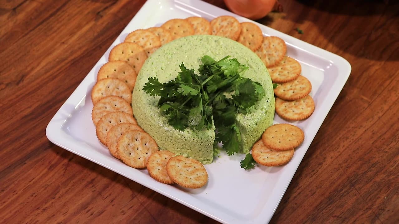 Mousse de cilantro y jalapeño