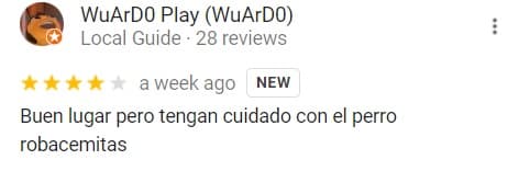 En Google Maps se ve la advertencia