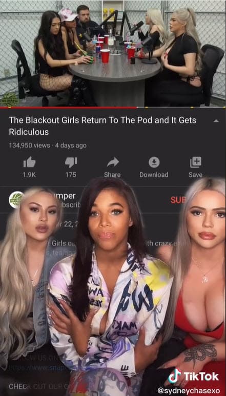 La noche del martes 26 de abril, Sydney Chase colgó un video en su cuenta de TikTok en donde pidió disculpas por los detalles sexualmente explícitos que dijo sobre Tristan Thompson en 'No jumper', pero sostuvo 
<b><a href="https://www.tiktok.com/@sydneychasexo/video/6955687594533375238?lang=en&is_copy_url=1&is_from_webapp=v1" target="_blank">que su historia con él era "verdad". </a></b>
<br>