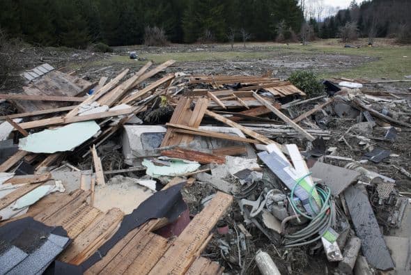 Alrededor de 30 casas quedaron destruidas.