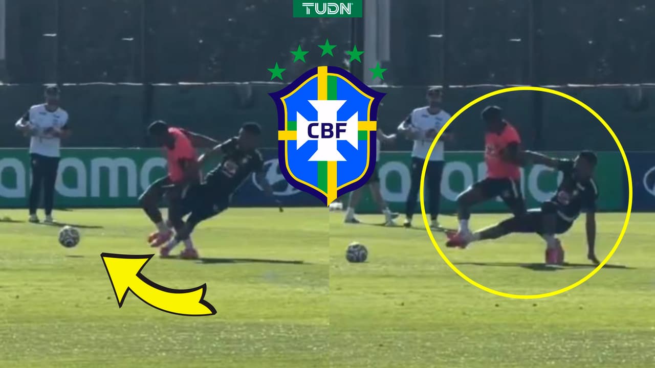 Endrick brilla en Brasil y Casemiro lo frena con fuerte barrida