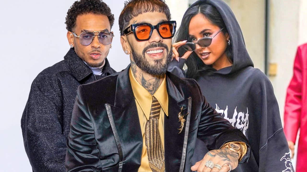 Anuel sorprende al lucir muy cambiado en la Semana de la Moda en París