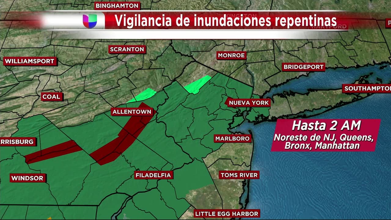 Alerta del Tiempo: Vigilancia de inundaciones por posibles tormentas severas en el área tri-estatal