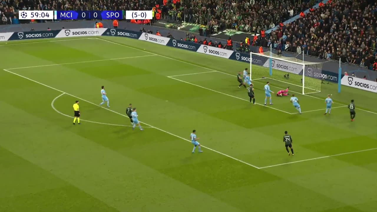 ¡TIRO ATAJADO! disparo por Marcus Edwards.