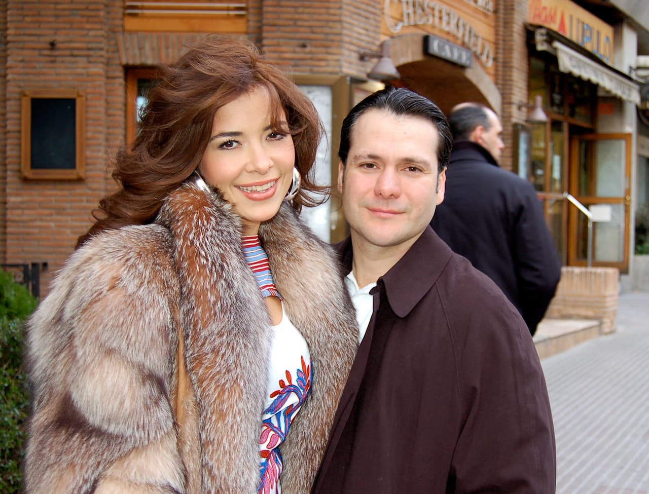 Gloria en 2007 con su esposo, Armando Gómez, oriundo también de Monterrey, con quien se casó en 2009.