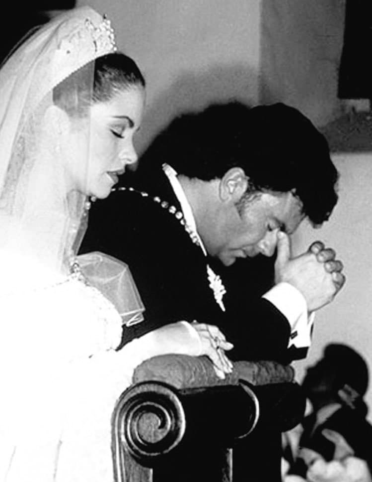 Su boda fue tan esperada por el público que se televisó en México.