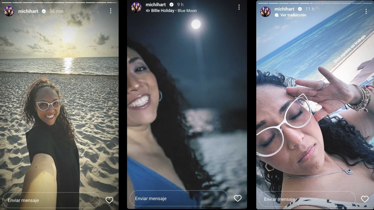 Así luce Michelle Rodríguez en la playa tras adelgazar
