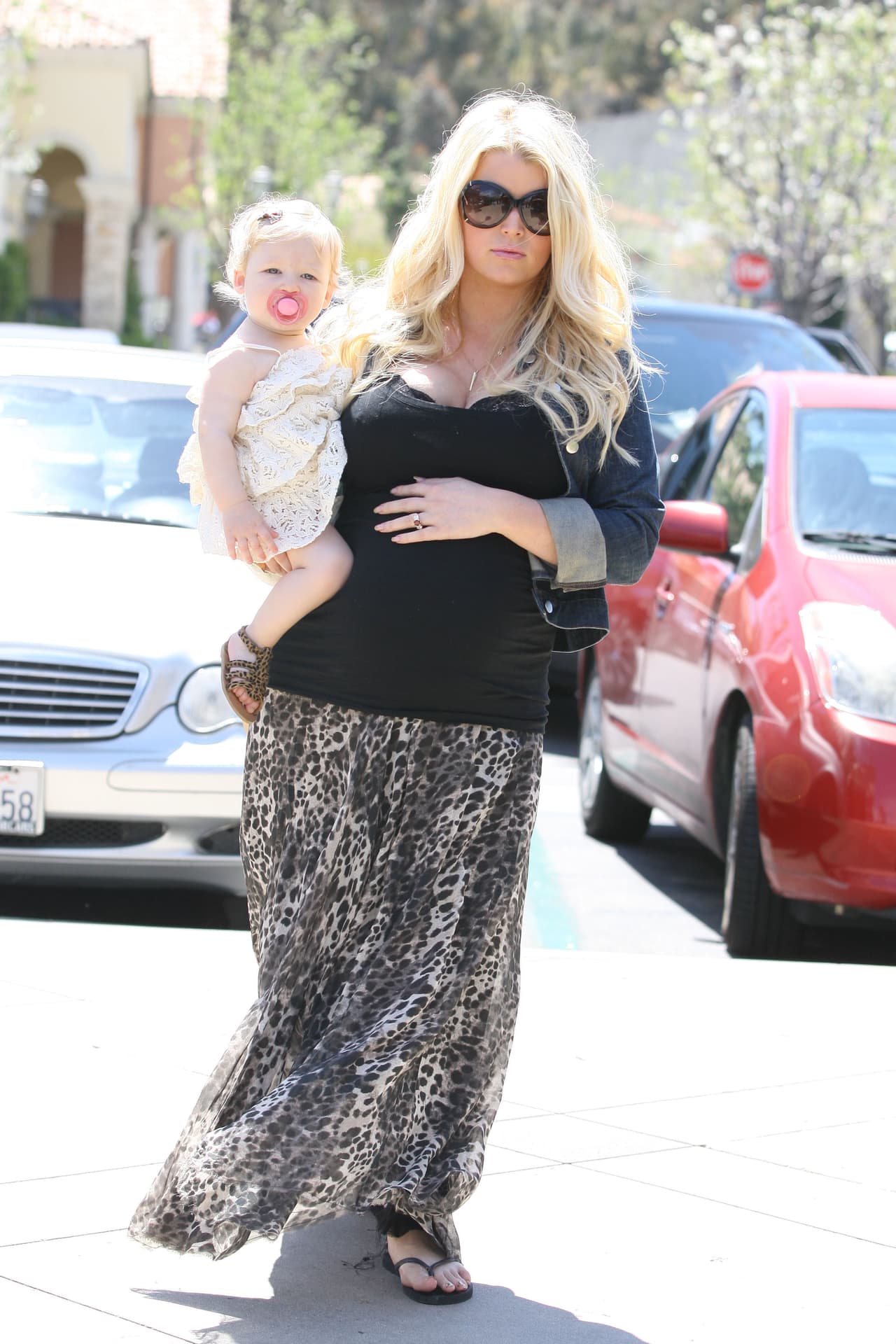 Eso sí, para Jessica cualquier necesidad de sus bebés se antepone a cualquier otra cosa.