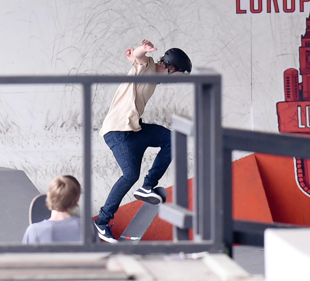 Estaba con un grupo de amiguitos.