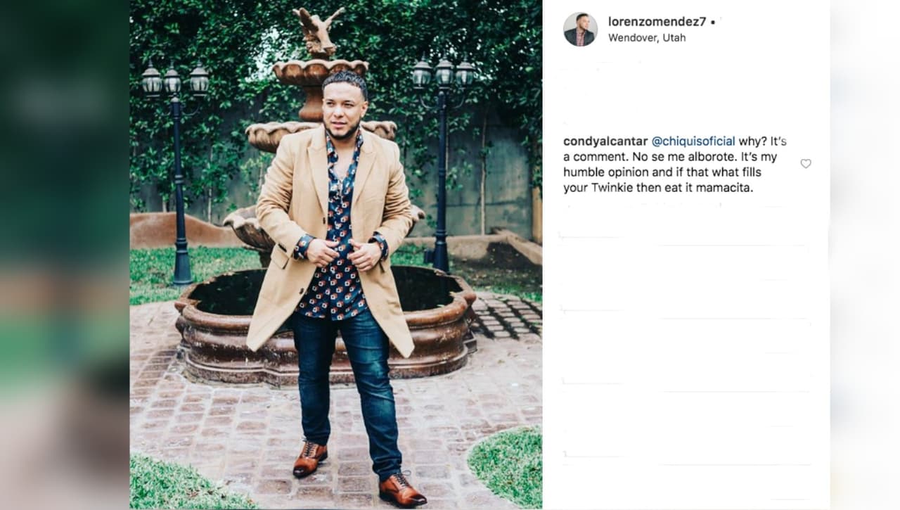 'Condyalcantar' no se quedó callada y su siguiente mensaje fue directo para Chiquis: "No se me alborote. Di mi humilde opinión. Y 
<b>si eso es lo que llena su Twinkie, entonces cómaselo, mamacita</b>".