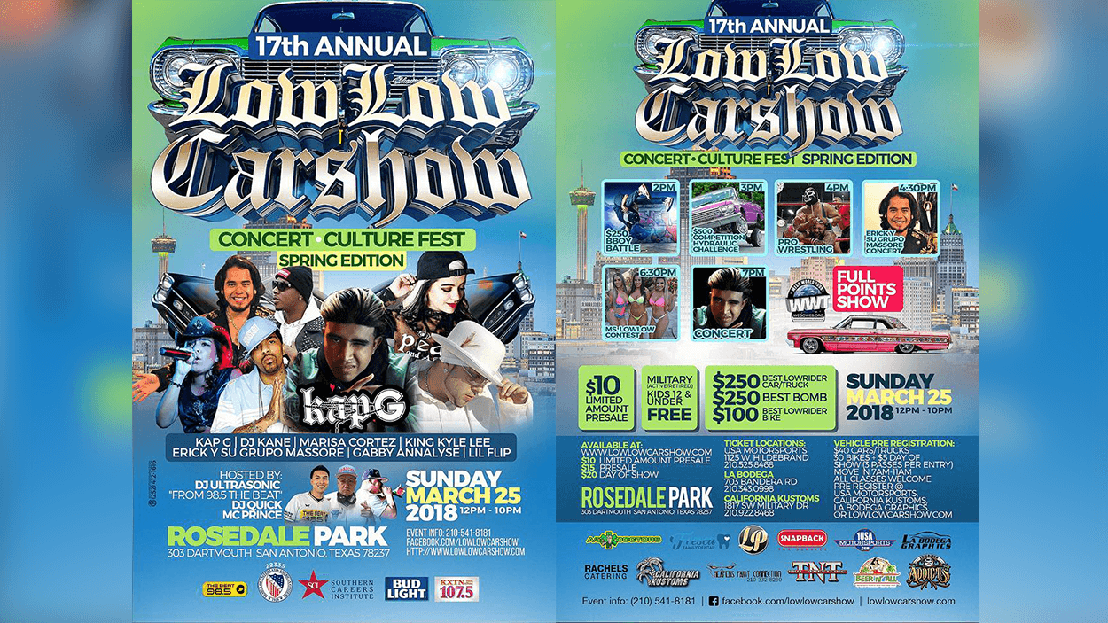 The Low Low Car Show is back this Spring