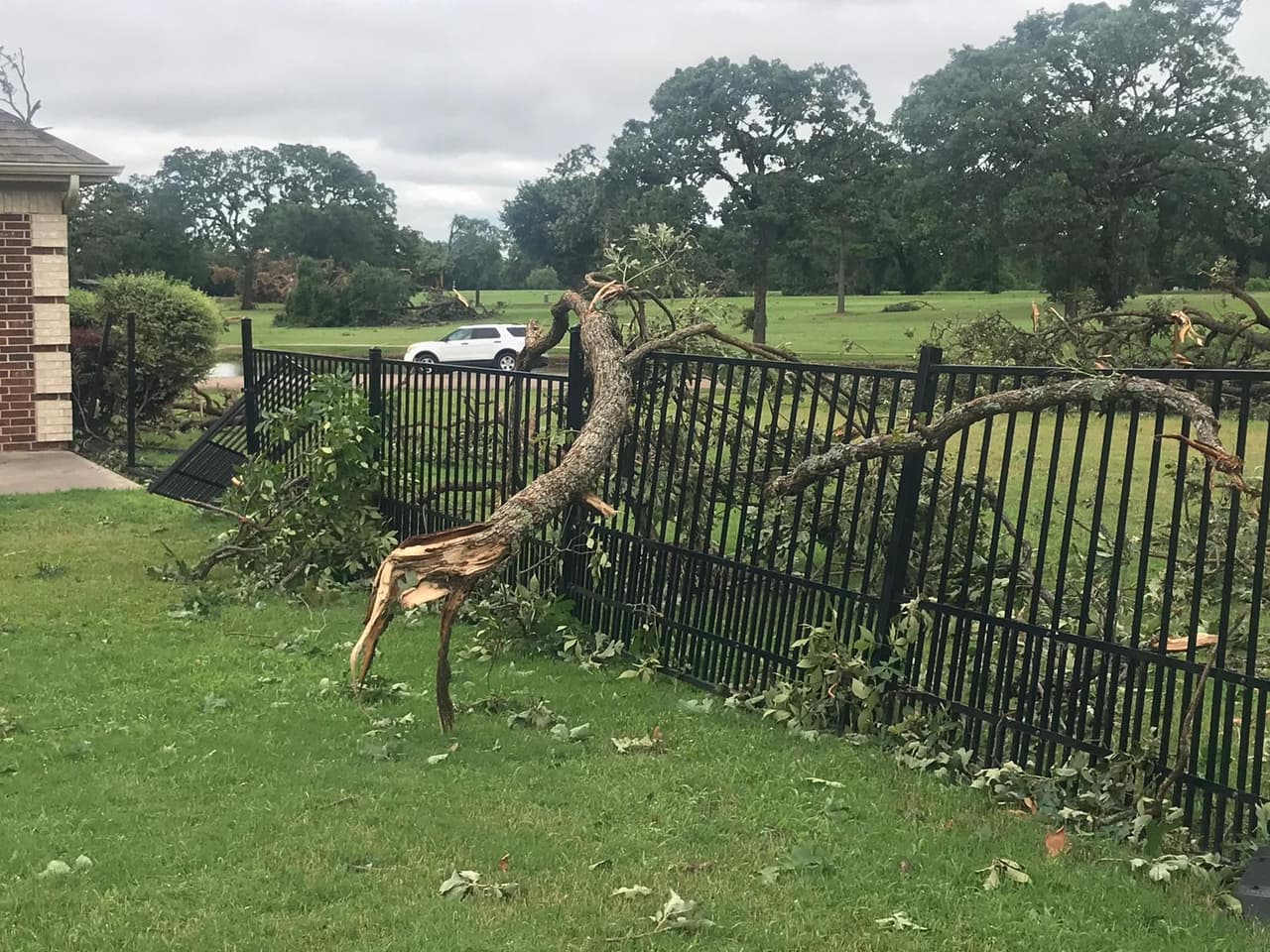 El miércoles la ciudad estuvo bajo aviso por tornado.