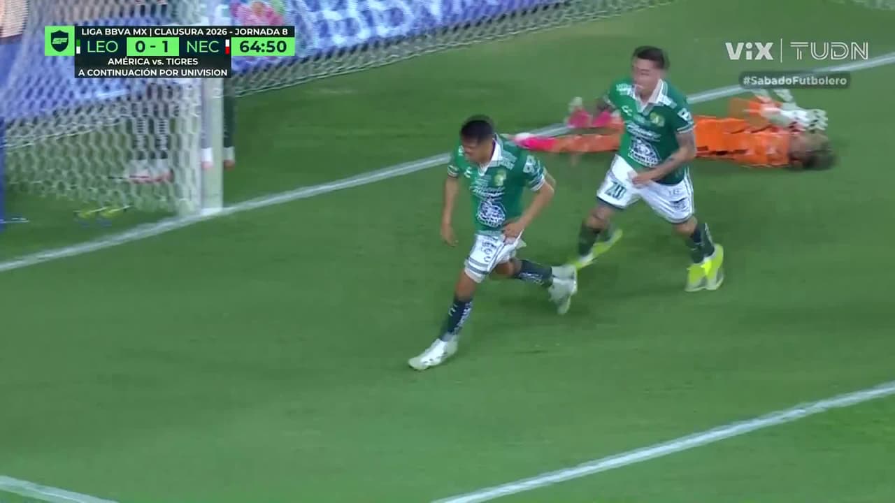 ¡Golazo de la Fiera! Juan Pi Dominguez hace estallar el estadio de León