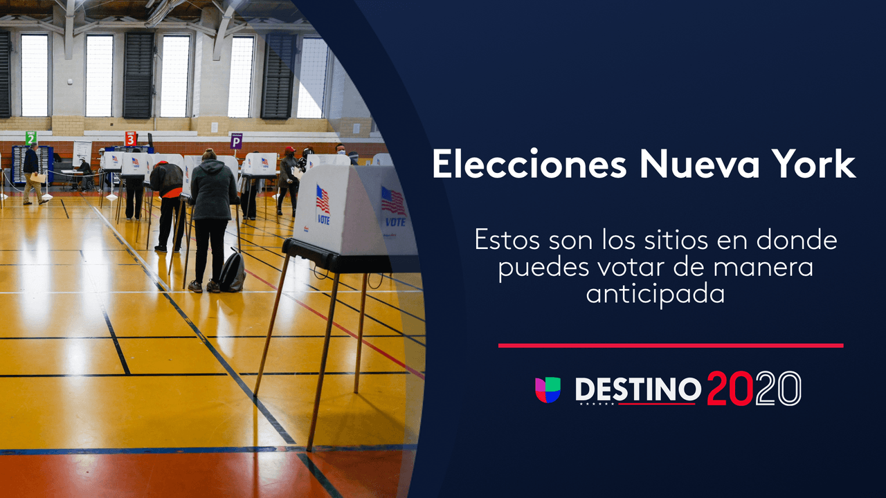 Explora los sitios para participar de la votación anticipada en Nueva York