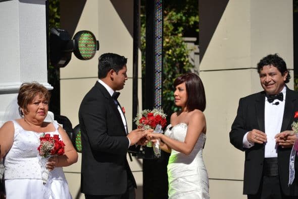 Ella no pudo ocultar su emoción y por momentos parecía romper en llanto.