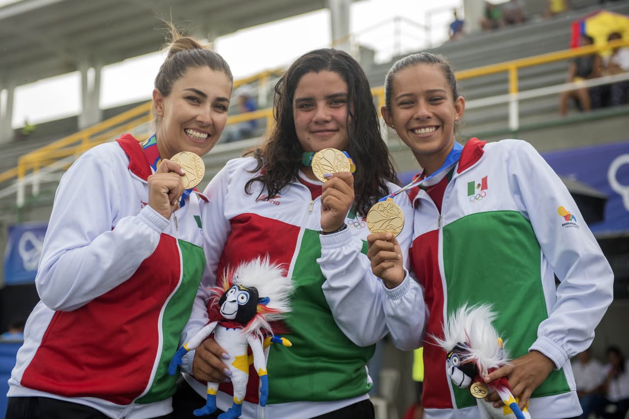 El equipo de arco compuesto femenino demostró que tiene un aura dorada en los Centroamericanos.
