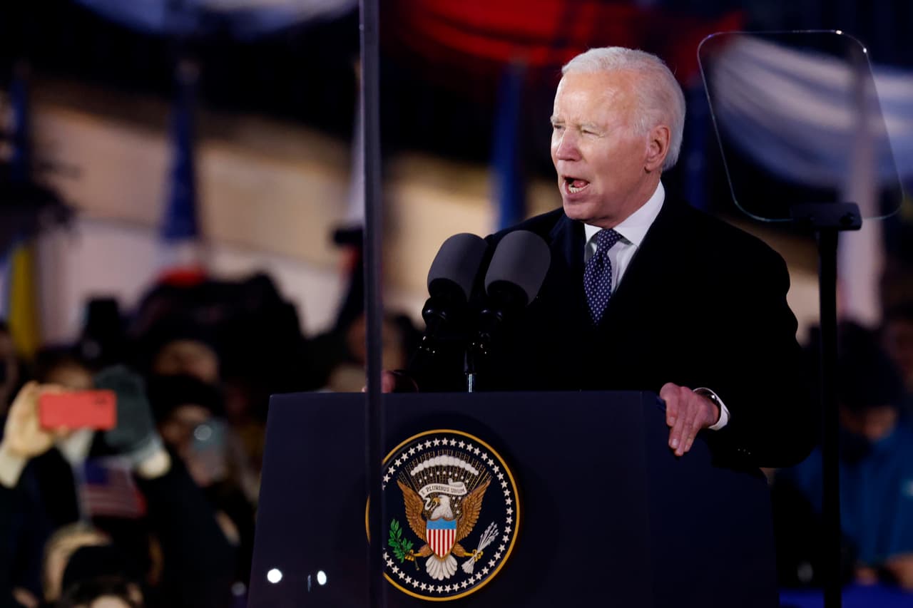"Putin fracasará": discurso de Biden en Polonia en el primer aniversario de la invasión rusa a Ucrania